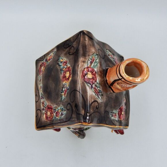 Blue Sky Clayworks Heather Goldminc Heart House Candle Luminary 2001 No Base - Picture 8 of 12